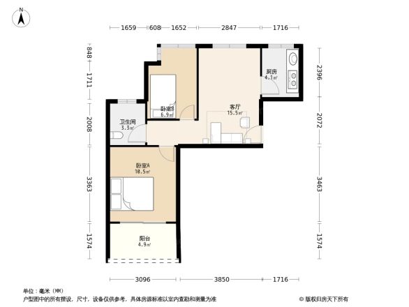 水岸花园户型图