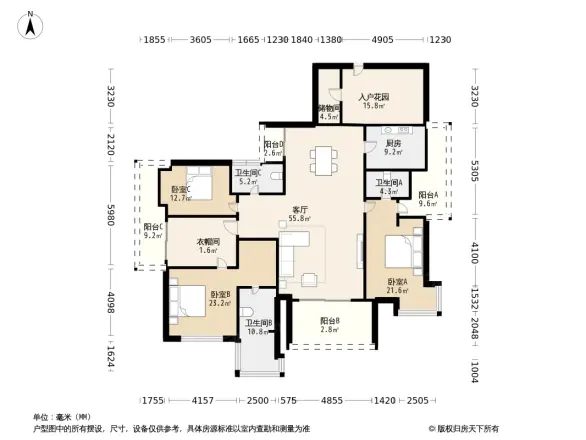 鲸山觐海九期户型图图片