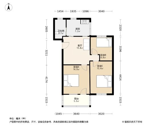 建筑新村户型图