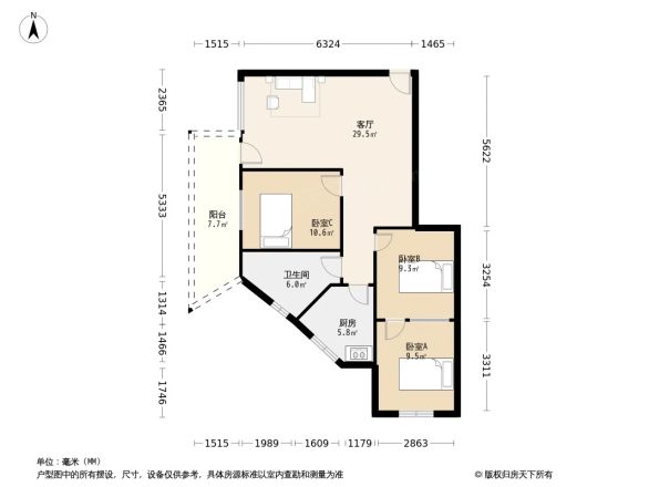 鸿图大厦户型图