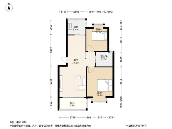 迎春水岸户型图