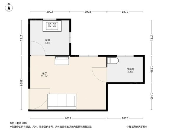 板桥南村东户型图