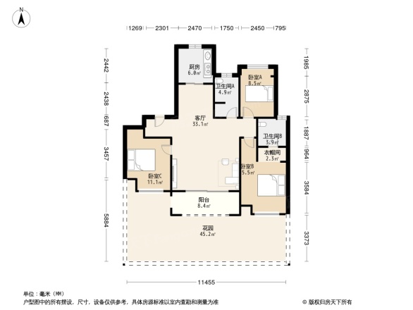 绿地林肯公园户型图