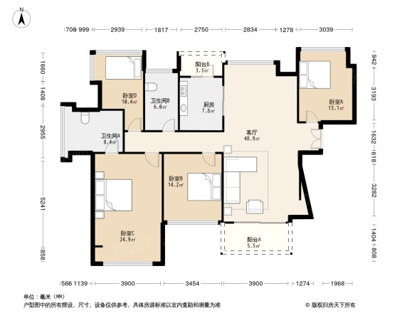星河WORLD·银湖谷户型图