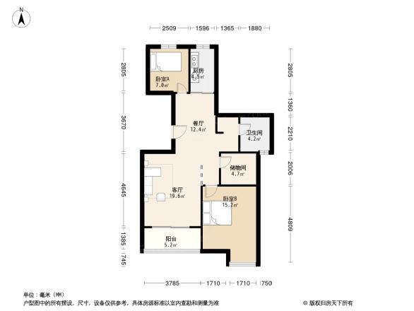 正峰苑户型图