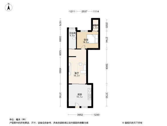 板桥南村东户型图
