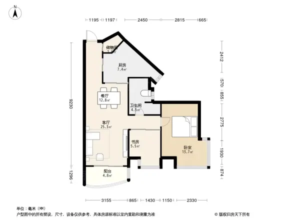 愉景华庭户型图