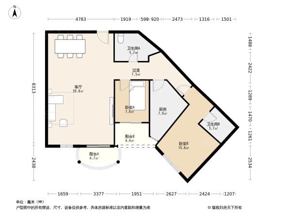 绿岛花园户型图