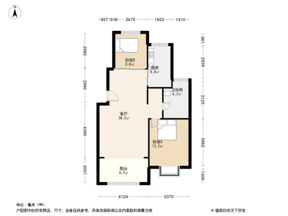 龙祥公寓户型图