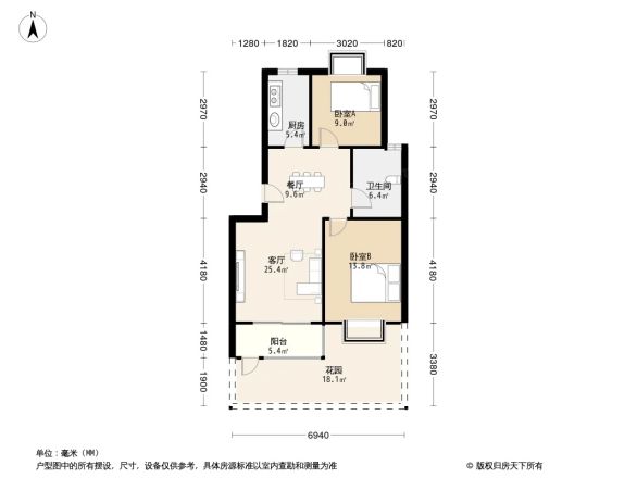 丽景翠庭户型图