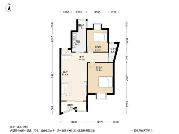 大华清水湾花园户型图