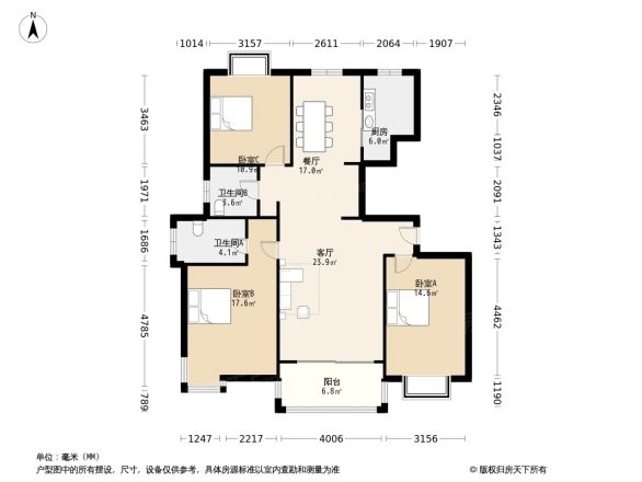金华苑户型图