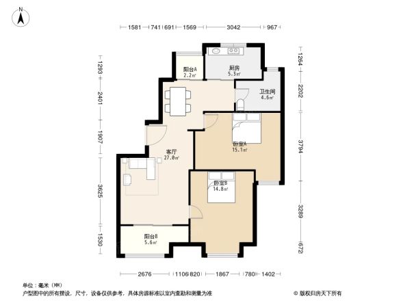 环球翡翠湾花园户型图