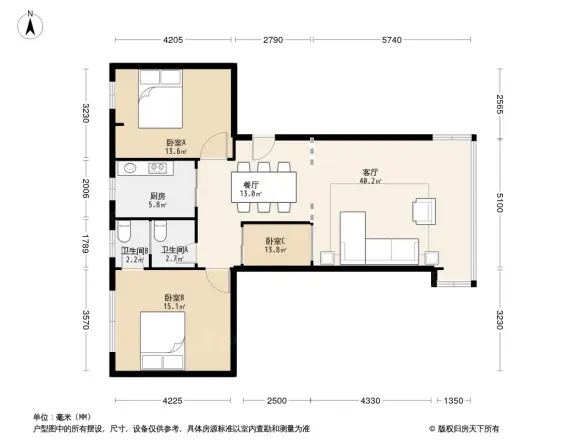 天安路户型图