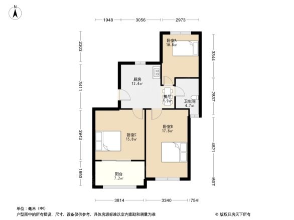 宝宸怡景园户型图