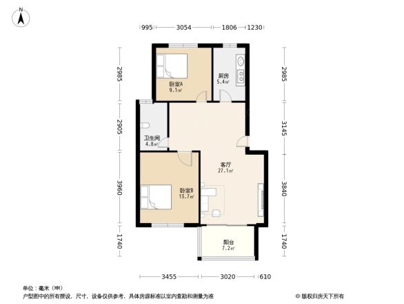 丽景翠庭户型图