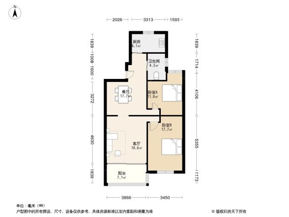 宝宸怡景园户型图