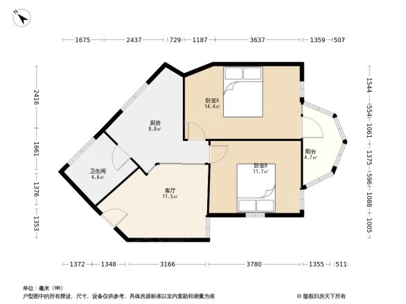 长虹坊户型图