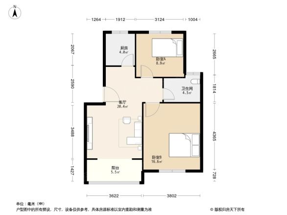 三林世博家园(新浦路199弄)户型图