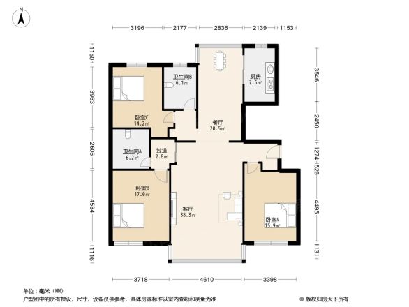 阳光园二期户型图