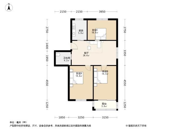 育秀二区户型图