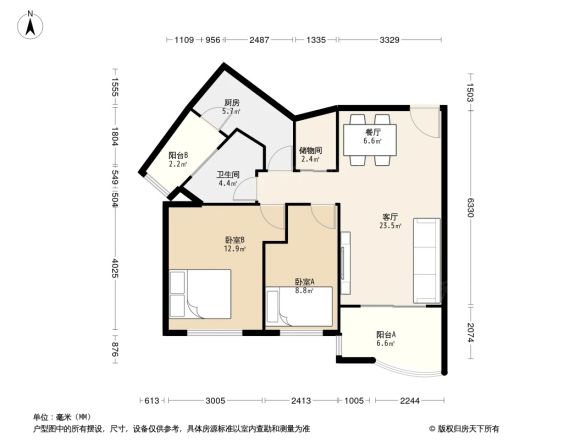 上海康城四期户型图