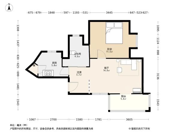 东晶国际户型图