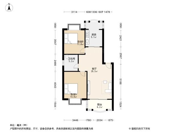 徐汇芳邻户型图