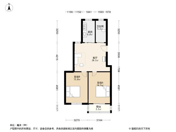 贝港三区户型图