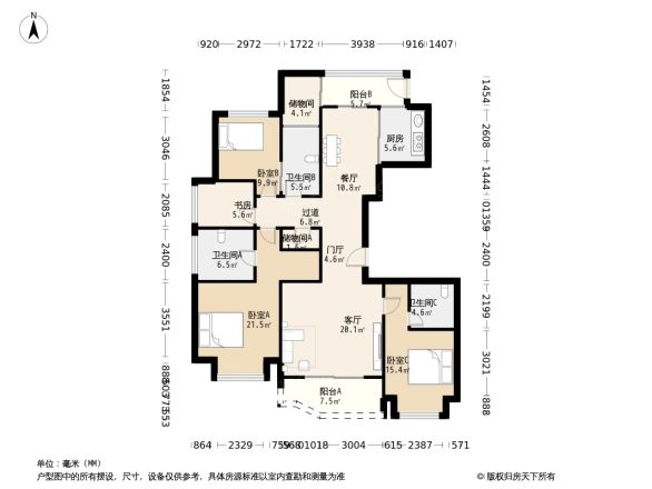 国浩长风汇都户型图