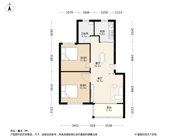 平阳新村三街坊户型图