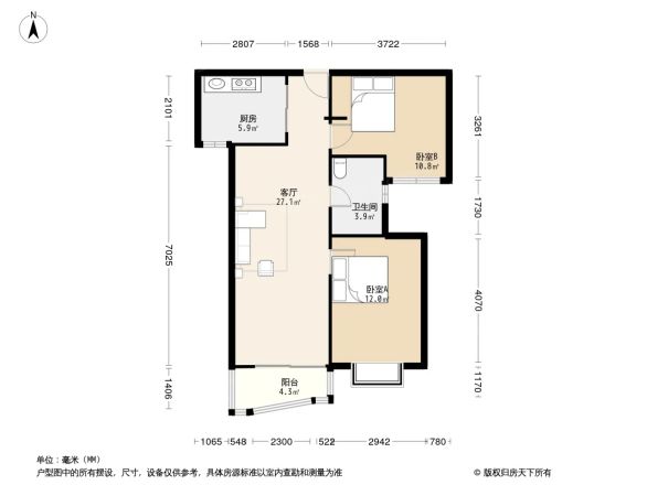 万科优诗美地户型图