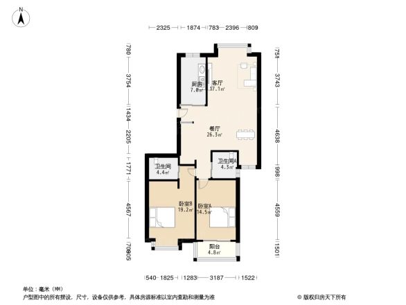 马陆清水湾公寓户型图