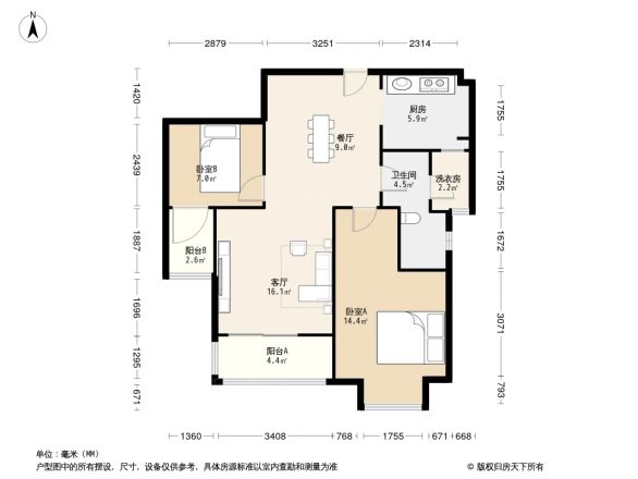 长泰公馆户型图