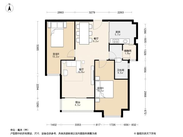 长泰公馆户型图