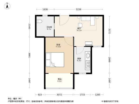龙沟新苑户型图