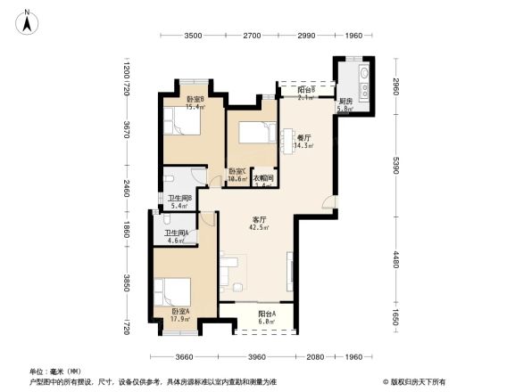 凯佳尊品国际户型图