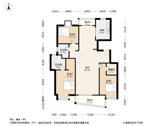 金色维也纳户型图