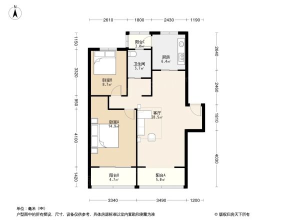 奉浦苑户型图