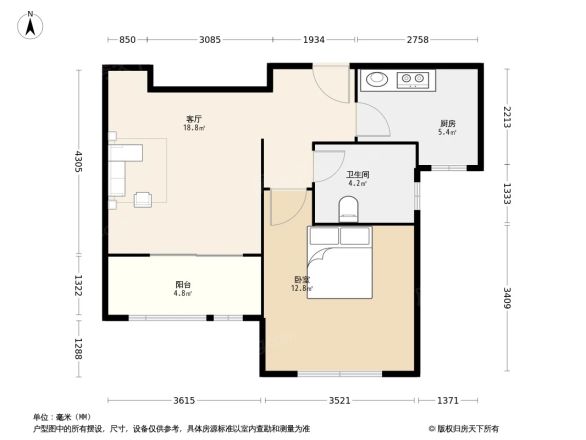 瑞和华苑北区户型图