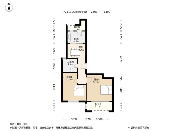 东方鸿璟户型图