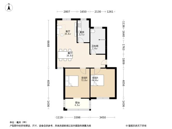 山龙新村户型图