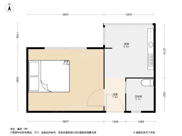 蒙自路601弄小区户型图