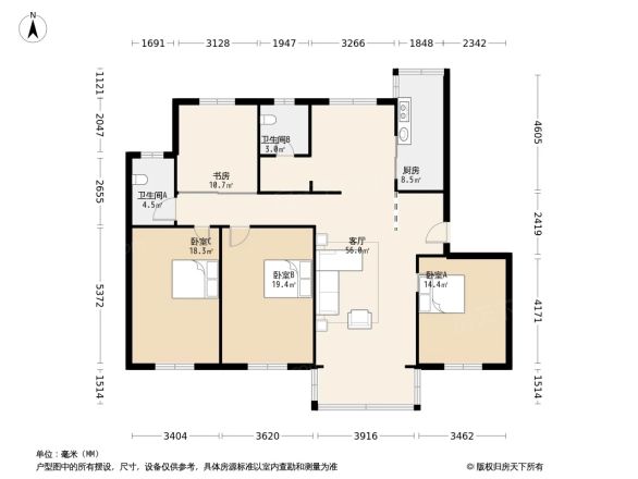 蓬莱苑户型图