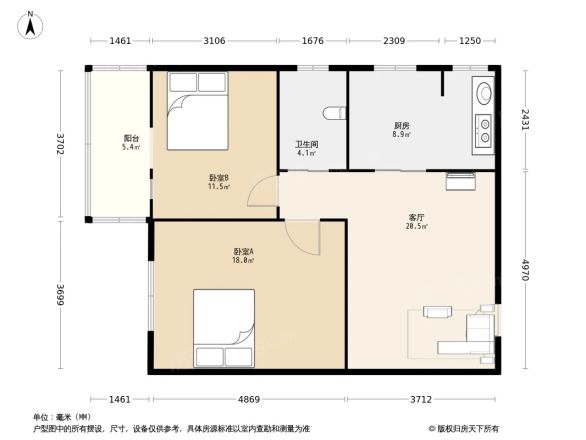 山龙新村户型图