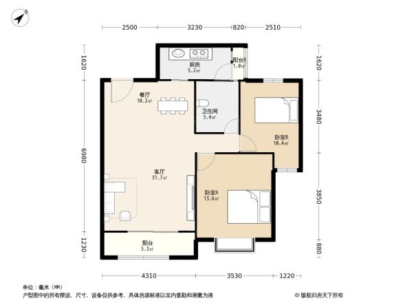 复地九月户型图
