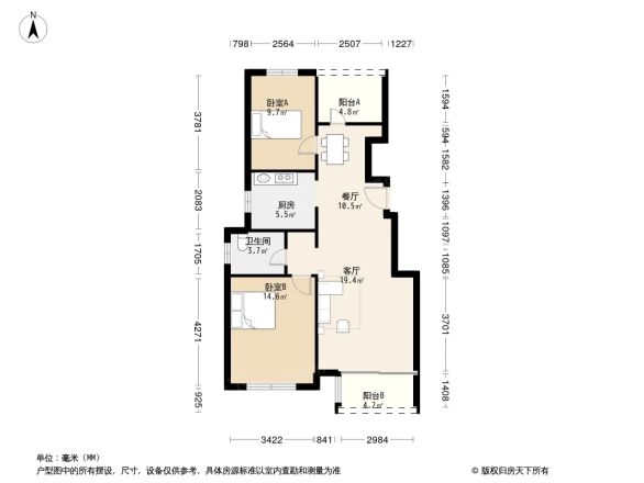 港城滴水湖馨苑城萃户型图