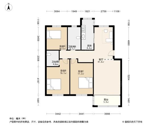 蓬莱苑户型图