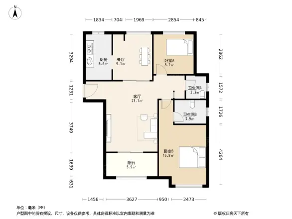 正荣御首府户型图
