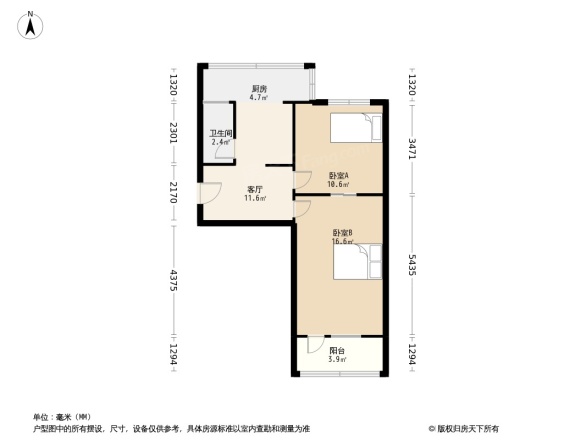 省旅游局宿舍户型图